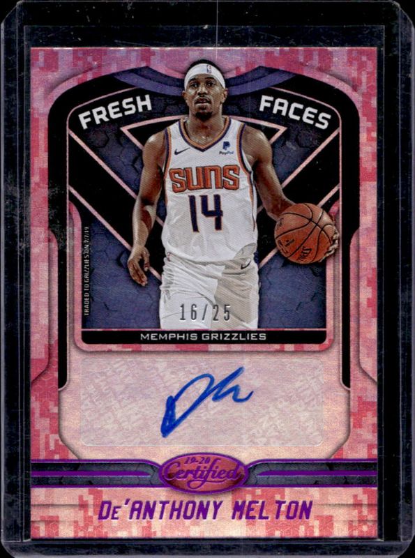 2019 Certified #FFS-DM Fresh Faces Signatures - Camo /25