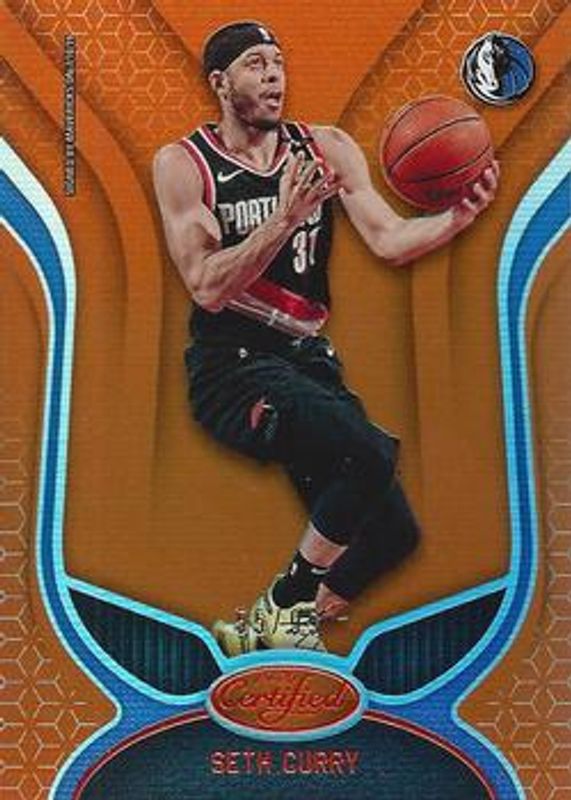 Seth Curry 2019 Certified #125 Mirror Orange /99 Price Guide - Sports ...