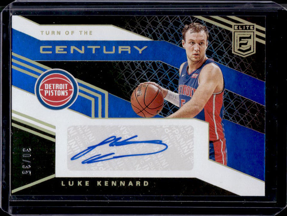 Luke Kennard 2019 Elite #TC-LKN Turn of the Century Signatures - Blue ...