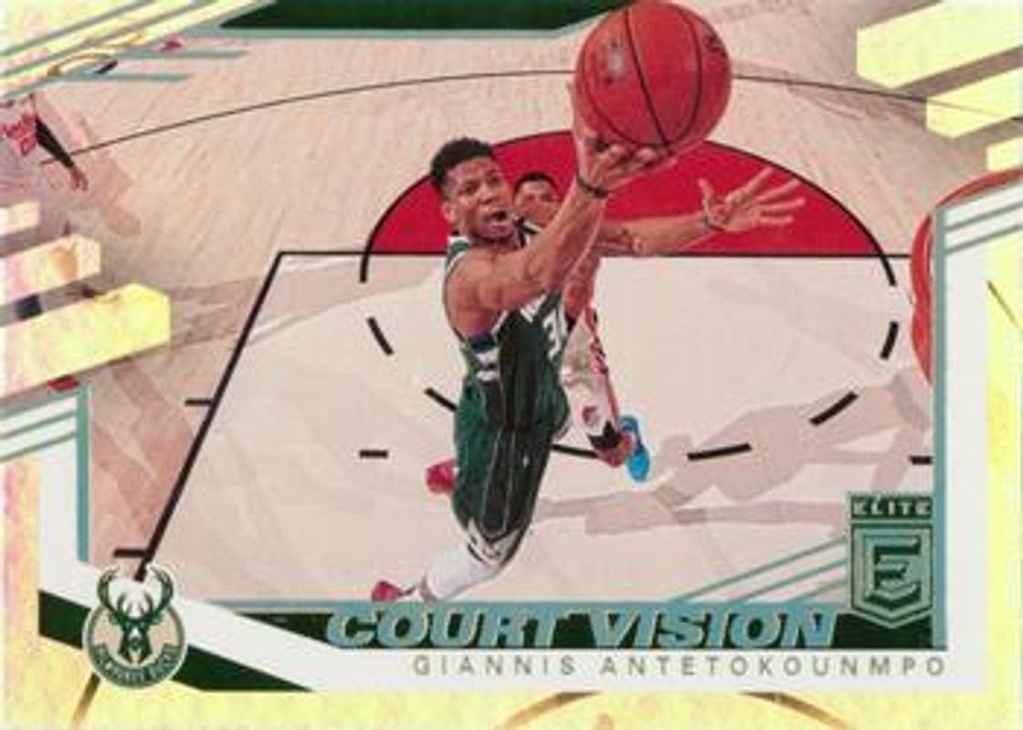 Giannis Antetokounmpo 2019 Elite #22 Court Vision RAW