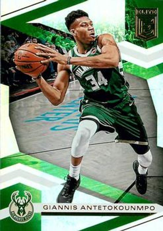 Giannis Antetokounmpo 2019 Elite #15 Base /299 RAW