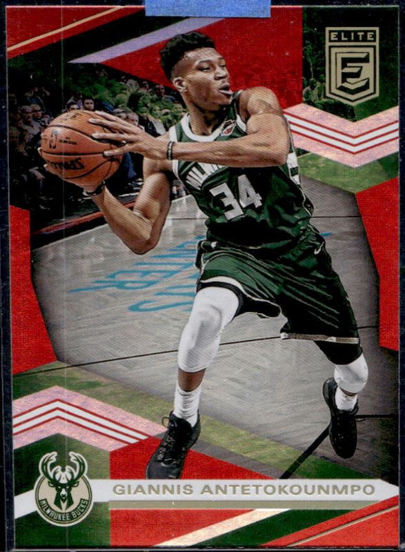 Giannis Antetokounmpo 2019 Elite #15 Red RAW