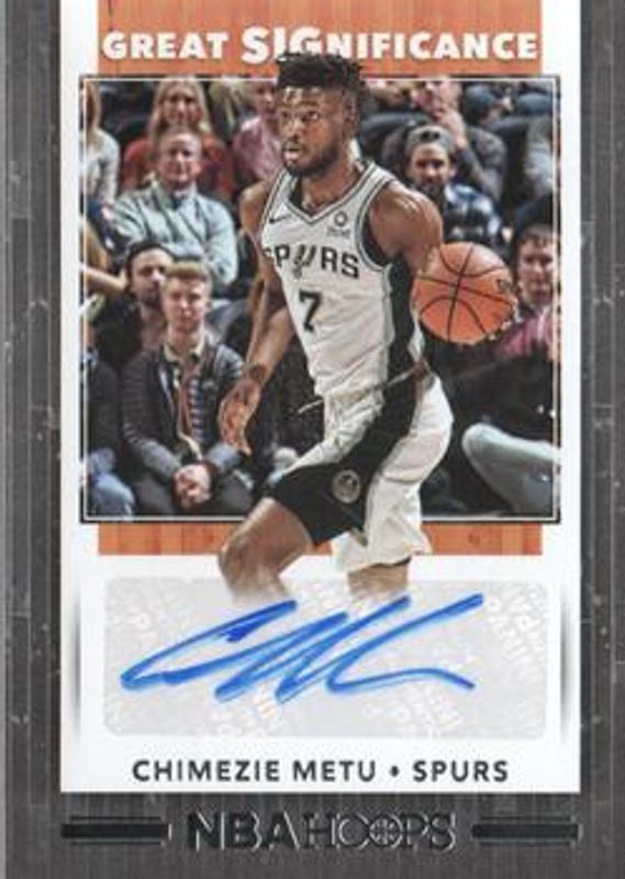 2019 Hoops #GS-CZM Great SIGnificance