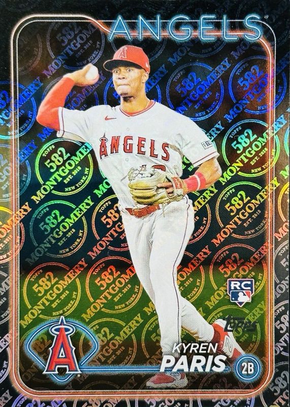 Kyren Paris 2024 Topps #549 582 Montgomery Club Rookie RAW