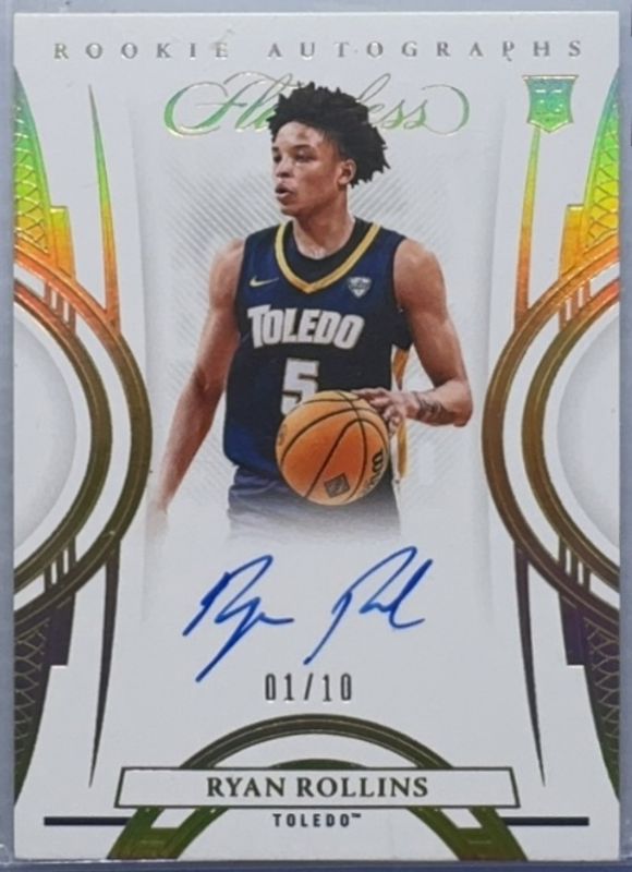 2022 Flawless Collegiate #RA-RRO Rookie Autographs - Gold /10