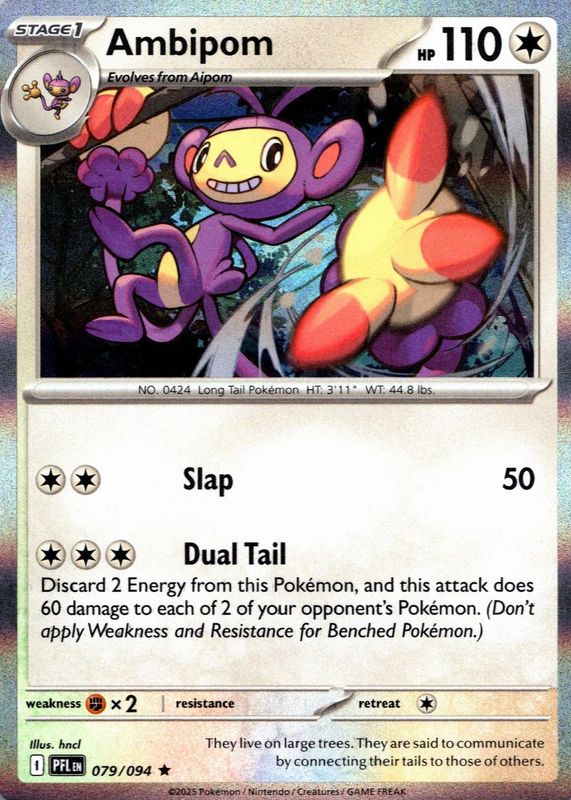 2025 Mega Evolution: Phantasmal Flames #79/94 Holo