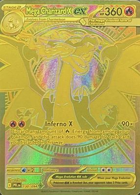 2025 Mega Evolution: Phantasmal Flames #130/94 Mega Hyper Rare (Secret)