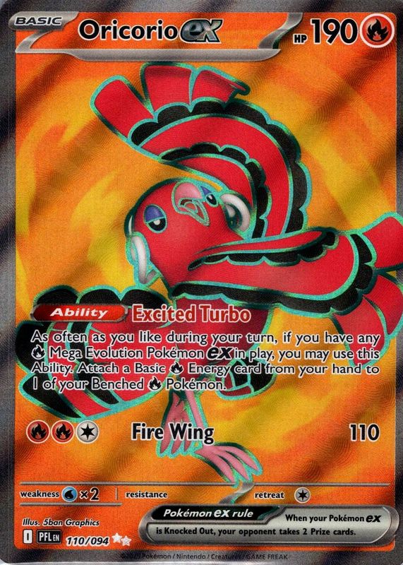 2025 Mega Evolution: Phantasmal Flames #110/94 Ultra Rare (Full Art)