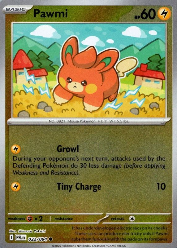 2025 Mega Evolution: Phantasmal Flames #32/94 Reverse Holo