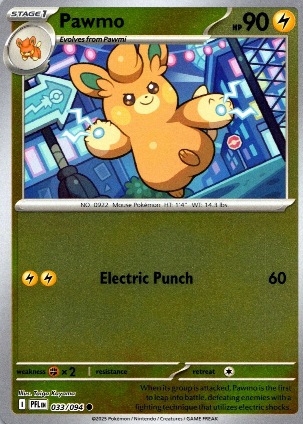 Pawmo 2025 Mega Evolution: Phantasmal Flames #33/94 Reverse Holo Price  Guide - Sports Card Investor