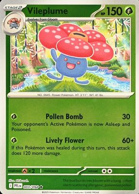 2025 Mega Evolution: Phantasmal Flames #3/94 Reverse Holo