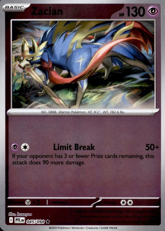 2025 Mega Evolution: Phantasmal Flames #45/94 Reverse Holo