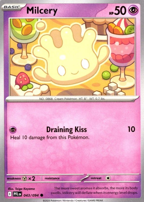 2025 Mega Evolution: Phantasmal Flames #43/94 Base