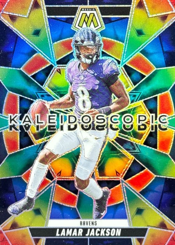 Lamar Jackson 2025 Mosaic #7 Kaleidoscopic /(SSP) RAW
