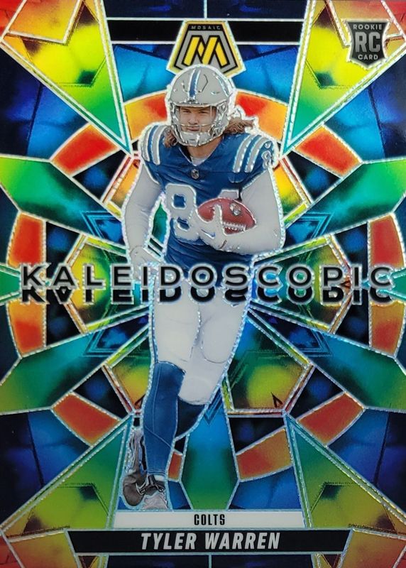Tyler Warren 2025 Mosaic #16 Kaleidoscopic /(SSP) Rookie RAW