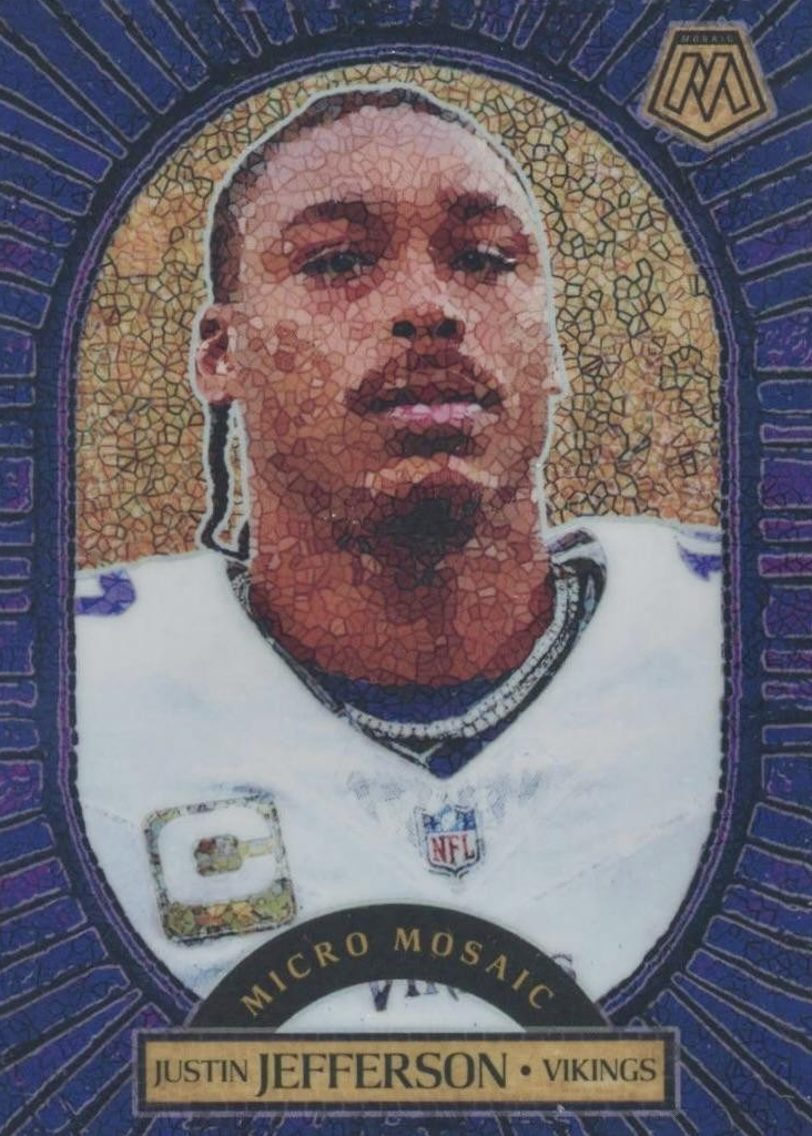 Justin Jefferson 2025 Mosaic #9 Micro Mosaic /(SSP) Price Guide