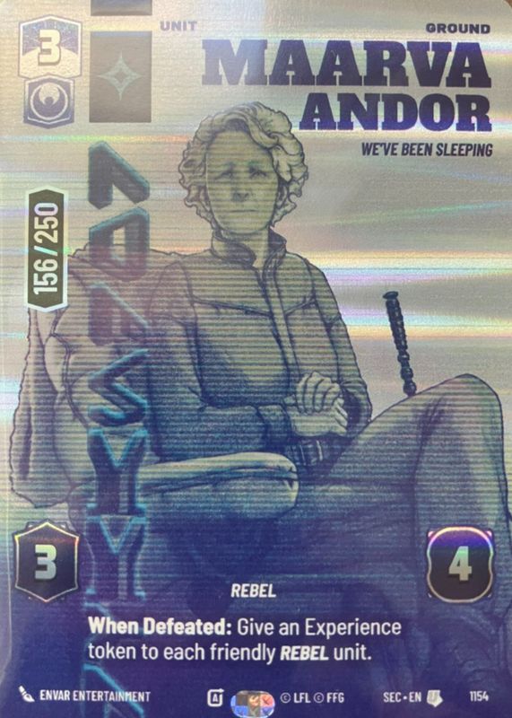 2025 Secrets of Power #1154 Prestige Serialized /250