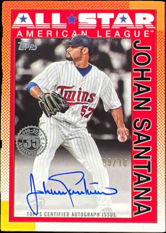 2025 Topps Update #90AS-JS 1990 Topps All-Star Autographs - Black Foil /10