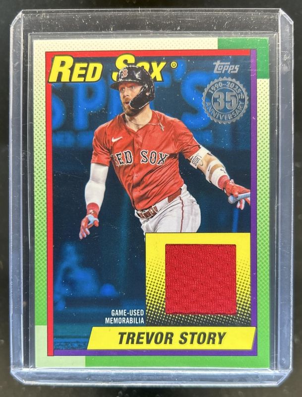 2025 Topps Update #90RU-TST 1990 Topps Relic - Blue /150