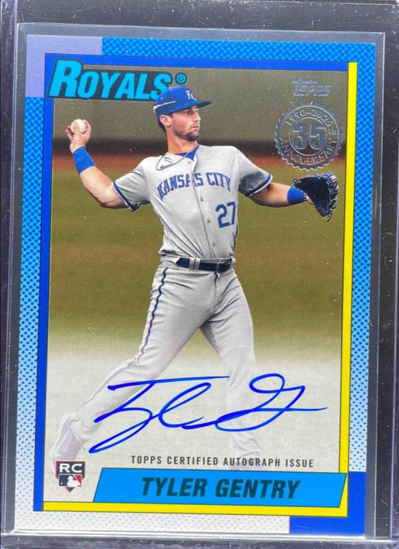 2025 Topps Update #90B2-TGE 1990 Topps Autographs - Gold Foil /50