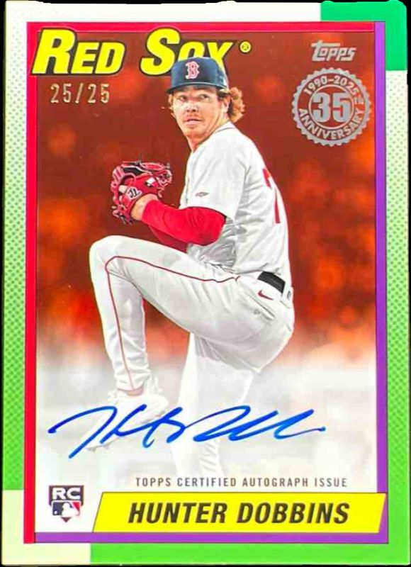 2025 Topps Update #90AU-HD 1990 Topps Autographs - Orange Foil /25