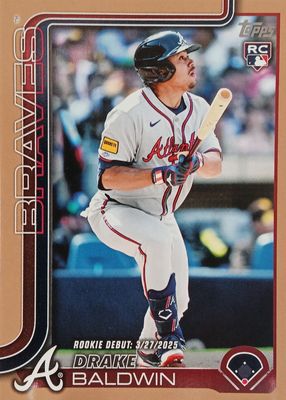 2025 Topps Update #US113 Rookie Debut - Gold /2025