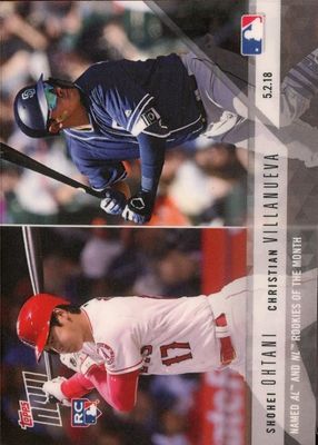 2018 Topps Now #159 Base (w/C. Villanueva - Print Run: 3,383)