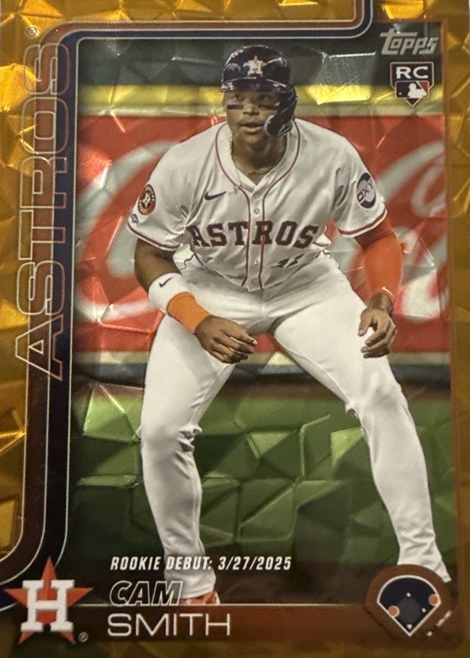 Cam Smith 2025 Topps Update #US45 Rookie Debut - Gold Diamante Foil /50 ...