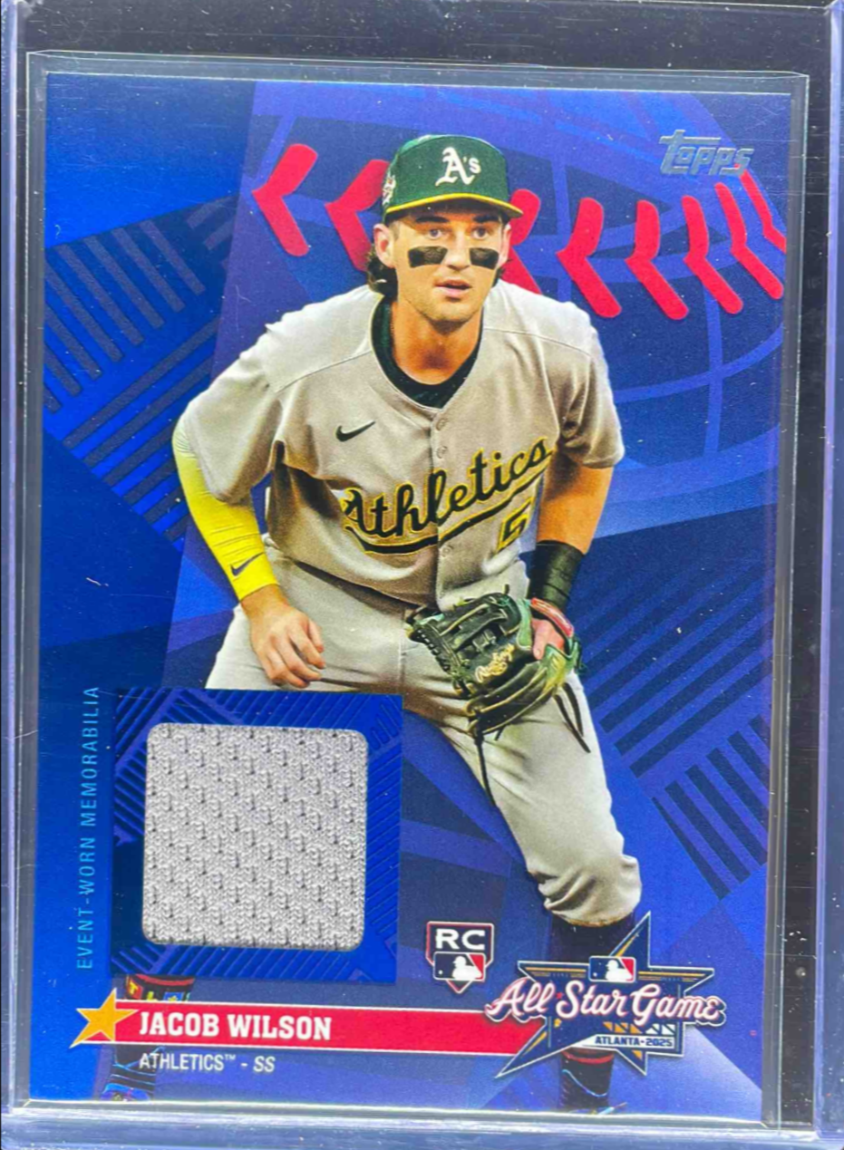 Jacob Wilson 2025 Topps Update #AS-JWI All-Star Stitches Price Guide ...