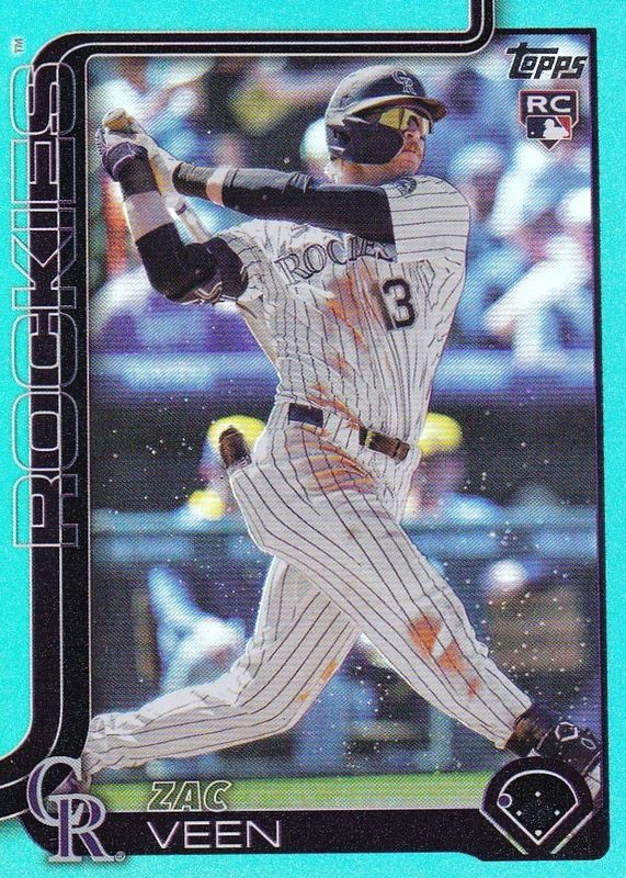 2025 Topps Update #US286 Aqua Rainbow Foil