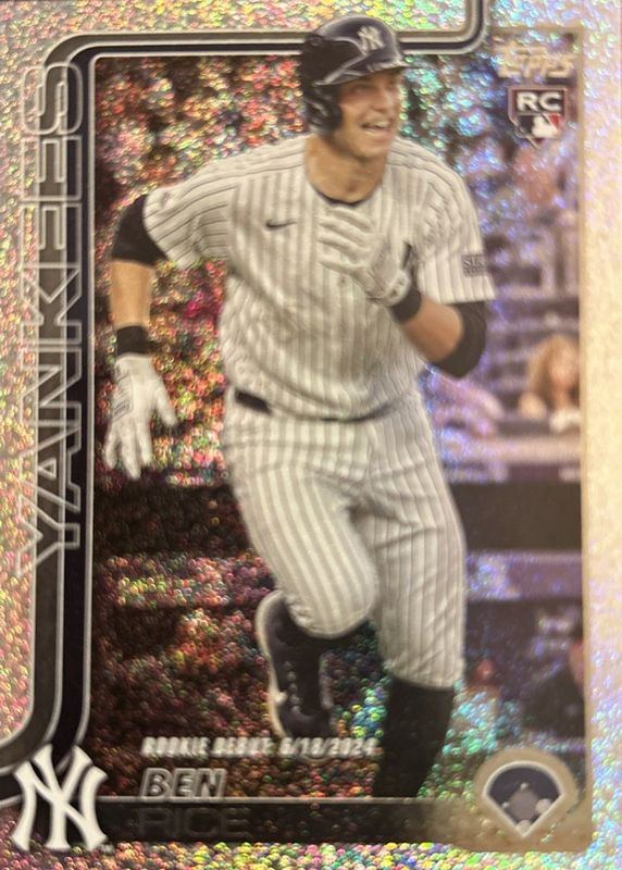 2025 Topps Update #US25 Rookie Debut - Sandglitter