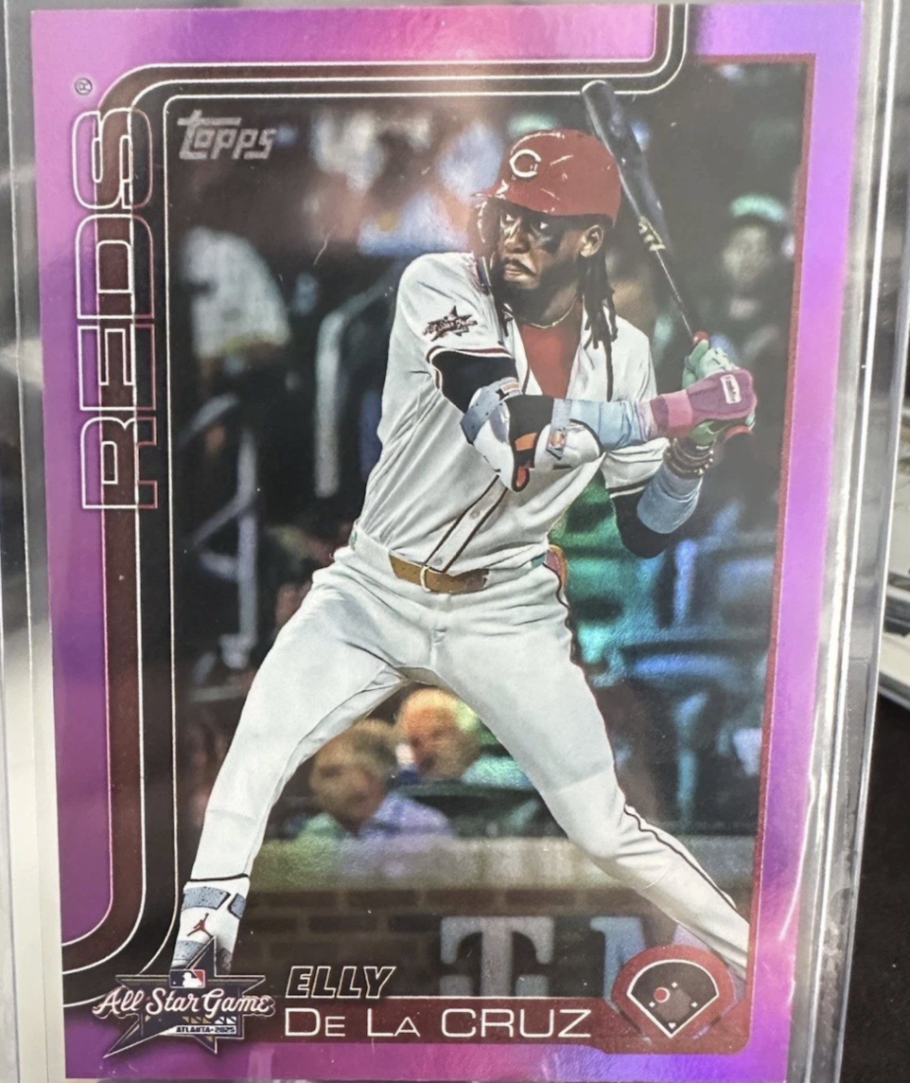 Elly De La Cruz 2025 Topps Update #ASG-21 All-Star Game - Pink
