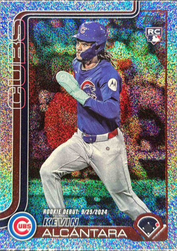 Kevin Alcantara 2025 Topps Update #US128 Rookie Debut - Sandglitter RAW