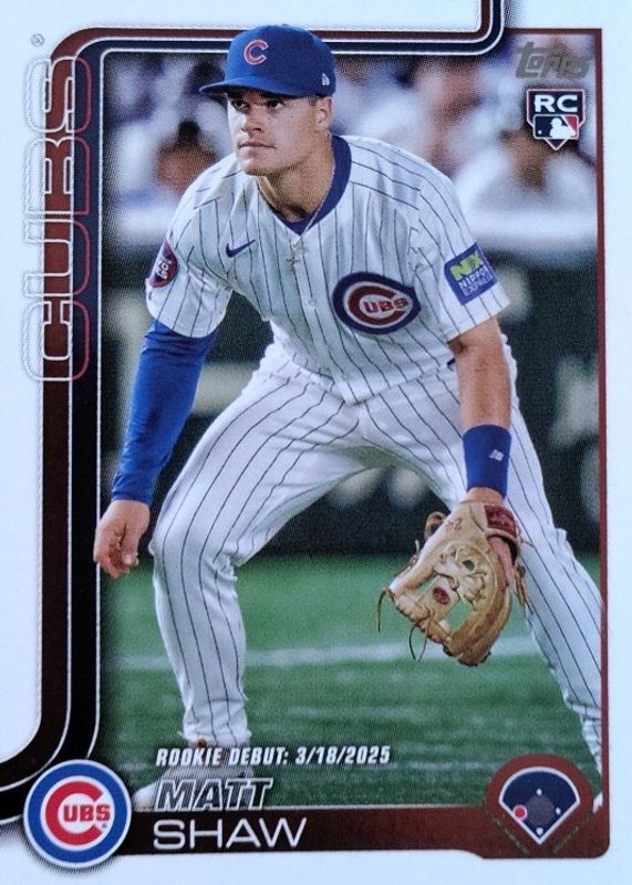 2025 Topps Update #US345 Rookie Debut