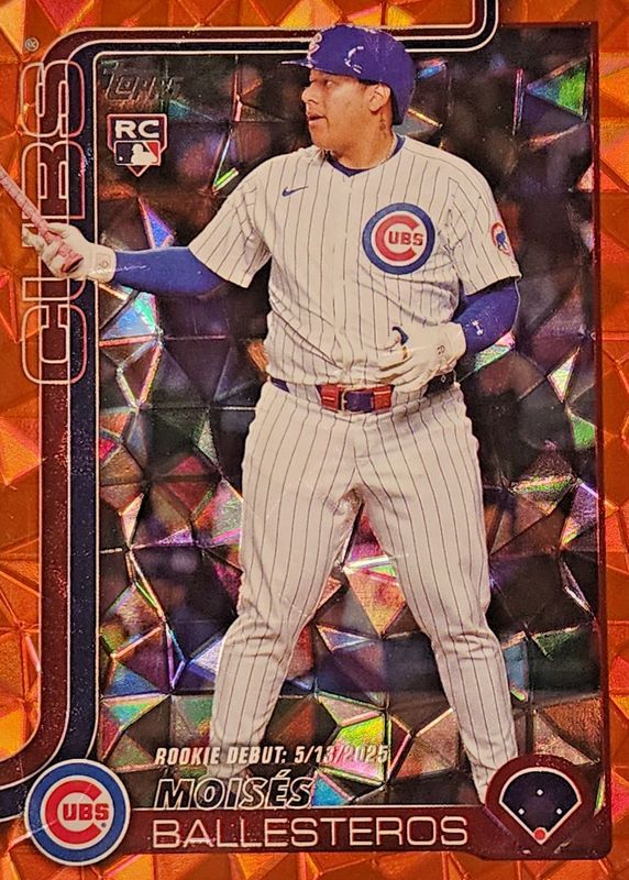 2025 Topps Update #US262 Orange Diamante Foil /25