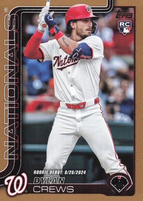 2025 Topps Update #US223 Rookie Debut - Gold /2025