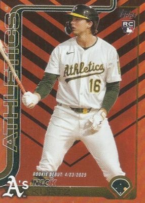 2025 Topps Update #US197 Rookie Debut - Holiday