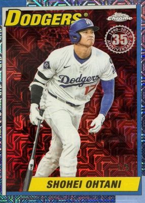2025 Topps Update Silver Pack #U90C-26 1990 Chrome - Red Refractor /5