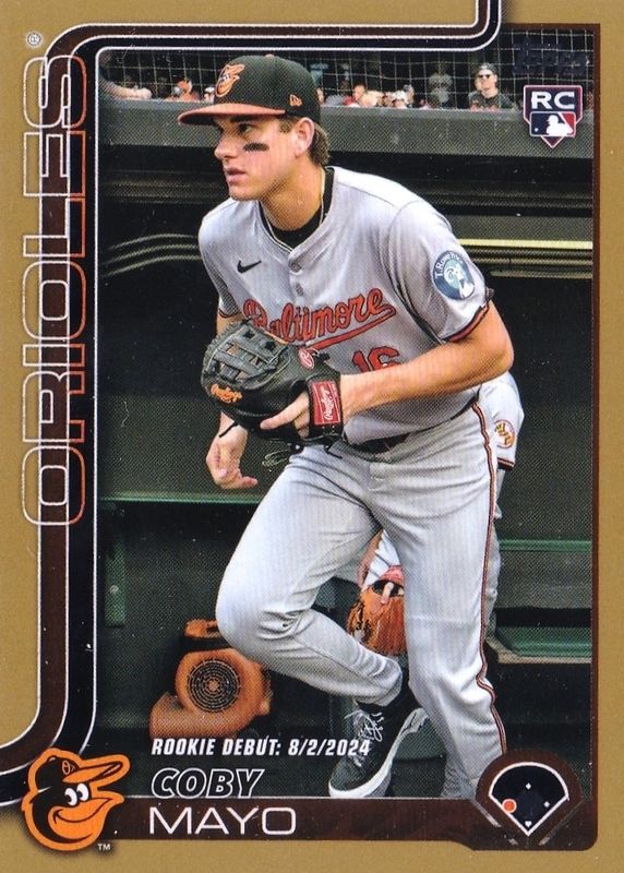 2025 Topps Update #US282 Rookie Debut - Gold /2025