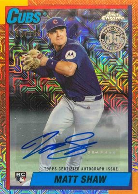 2025 Topps Update Silver Pack #U90CA-MS 1990 Chrome Autographs /299