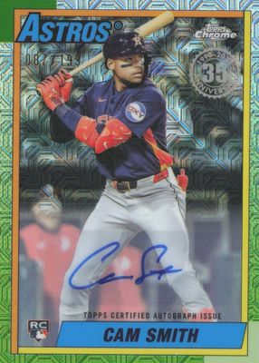 2025 Topps Update Silver Pack #U90CA-CSM 1990 Chrome Autographs /299