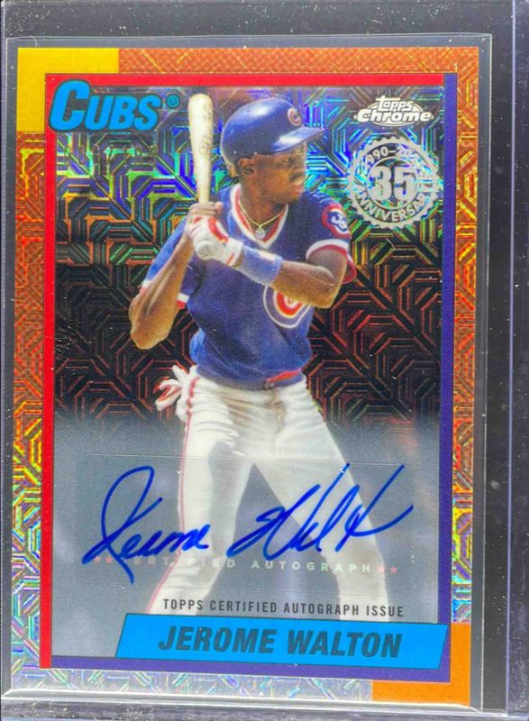 2025 Topps Update #U90C-65 Silver Pack 1990 Topps Chrome Autographs /299