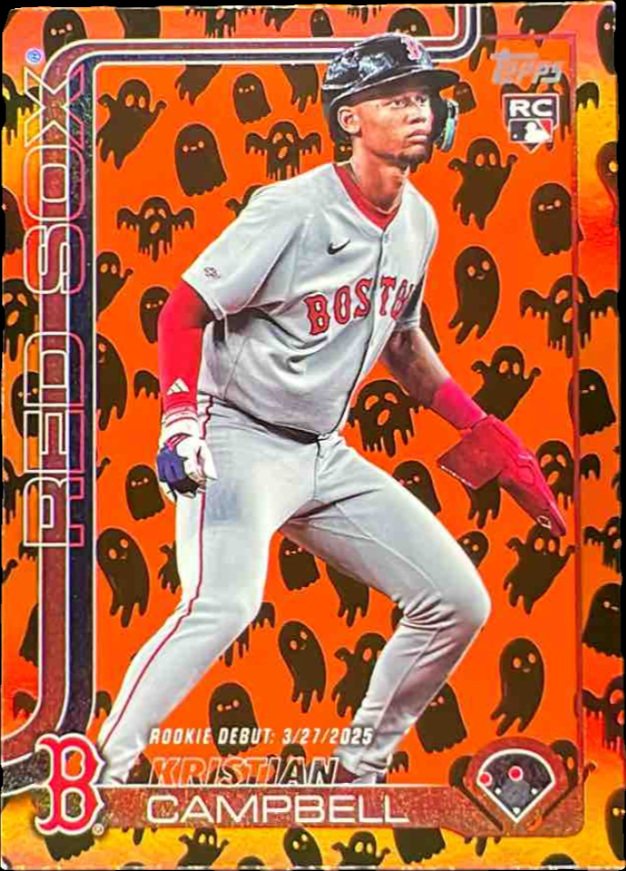 Kristian Campbell 2025 Topps Update #US129 Rookie Debut - Holiday 