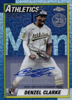 2025 Topps Update Silver Pack #U90CA-DCL 1990 Chrome Autographs /299