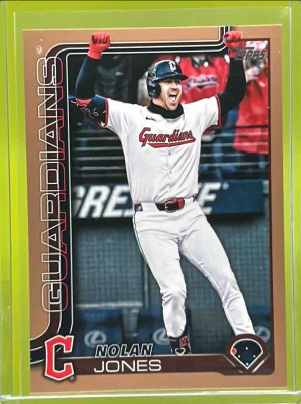 Nolan Jones 2025 Topps Update #US341 Gold Border /2025 RAW