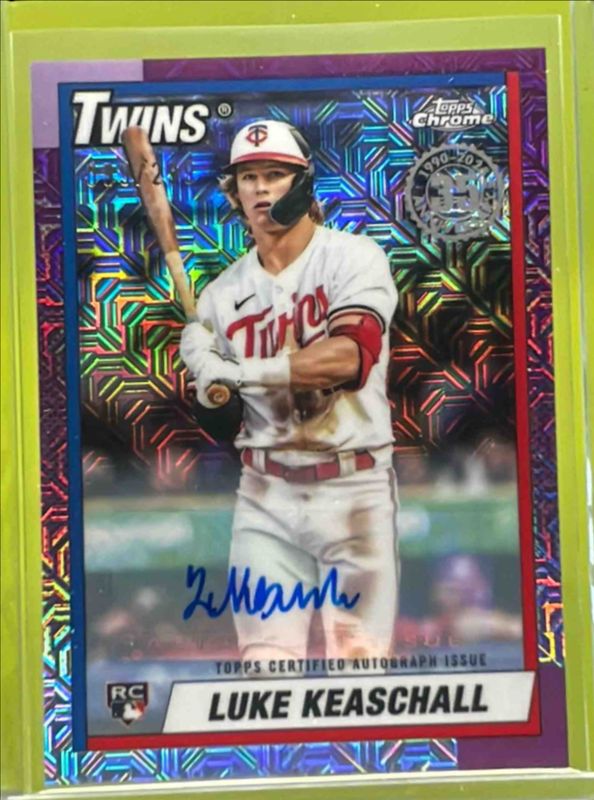 2025 Topps Update Silver Pack #U90CA-LK 1990 Chrome Autographs /299