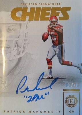 2017 Encased #SS-PM2 Scripted Signatures - Gold /10