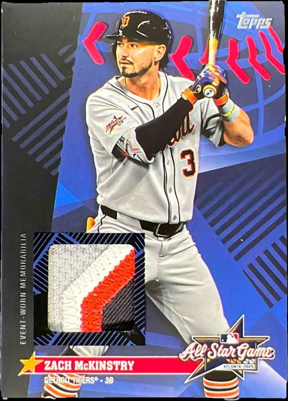 2025 Topps Update #AS-ZM All-Star Stitches - Black /10