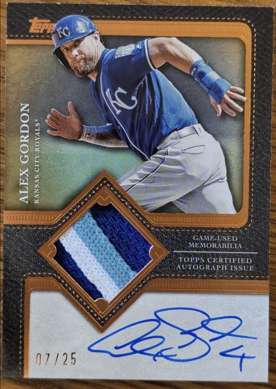2025 Topps Update #TFAP2-AG Flagship Autographs Patch - Bronze Foil /25