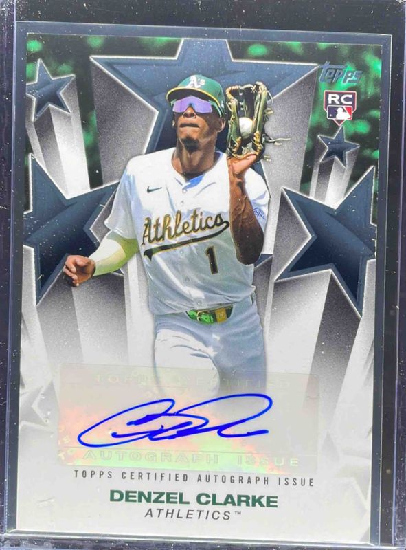 Denzel Clarke 2025 Topps Update #BSAU-DC Baseball Stars Autographs Rookie RAW